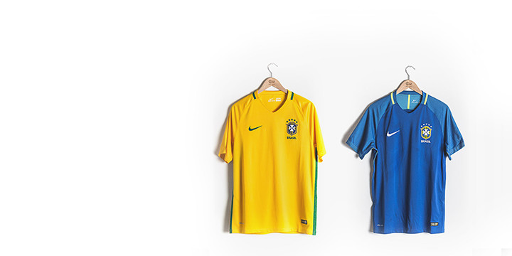 T-shirt Sport Homme Brésil Jaune Avec écusson - Taille L - Pour Fitness, Jogging, Football - Occasion Très Bon état