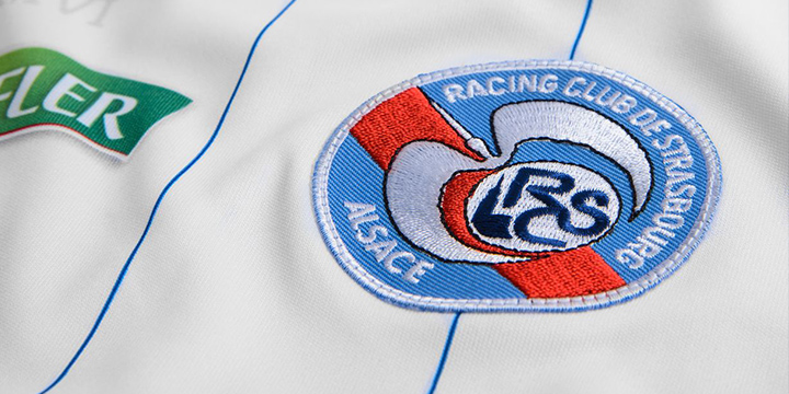 RC Strasbourg Alsace France Football Soccer Badge Iron on 