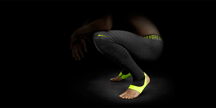 Nike Pro Compression Tights Dri-FIT Strike - Pine Green/White